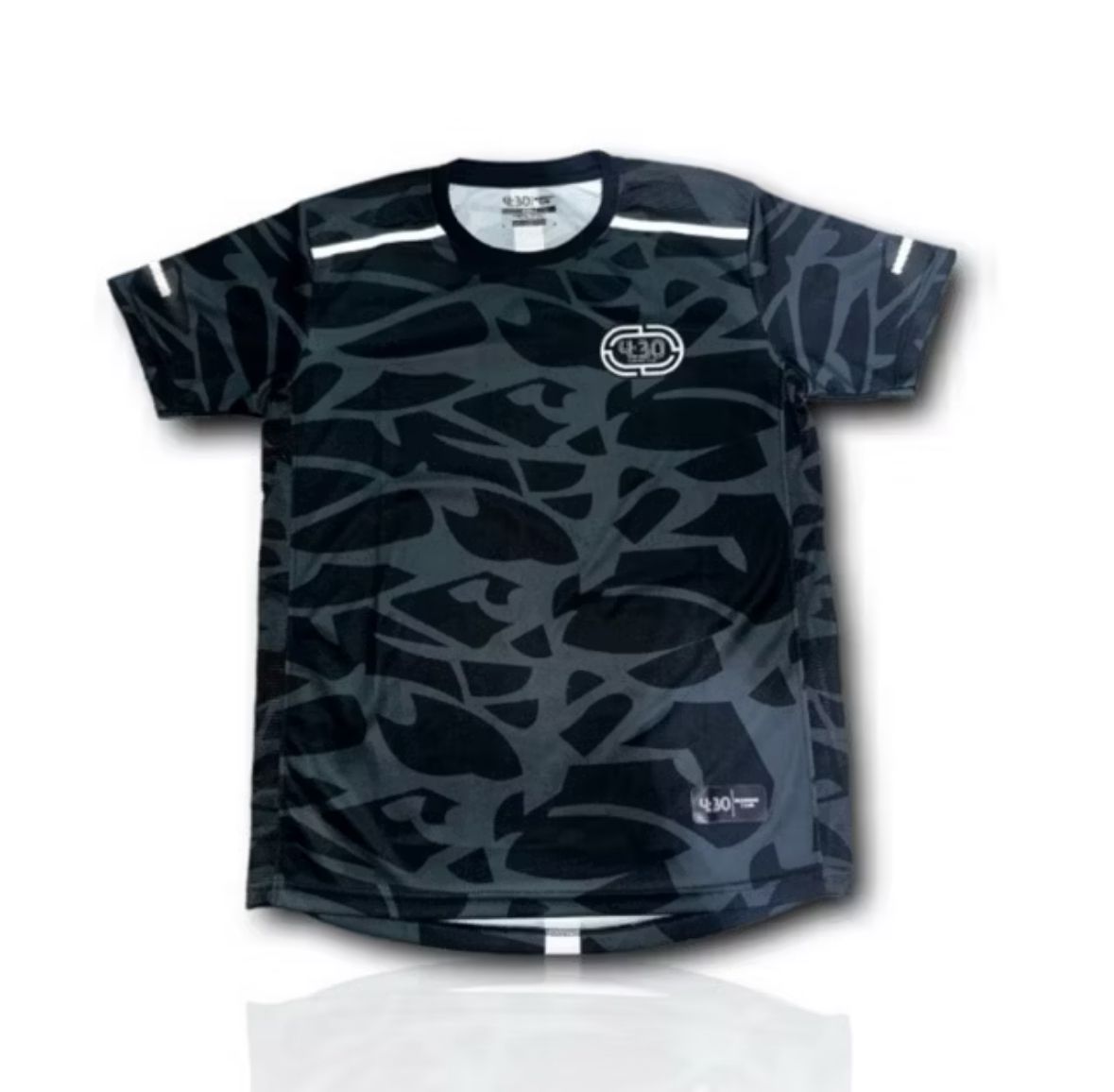 Unisex Black T-shirt 430 V1